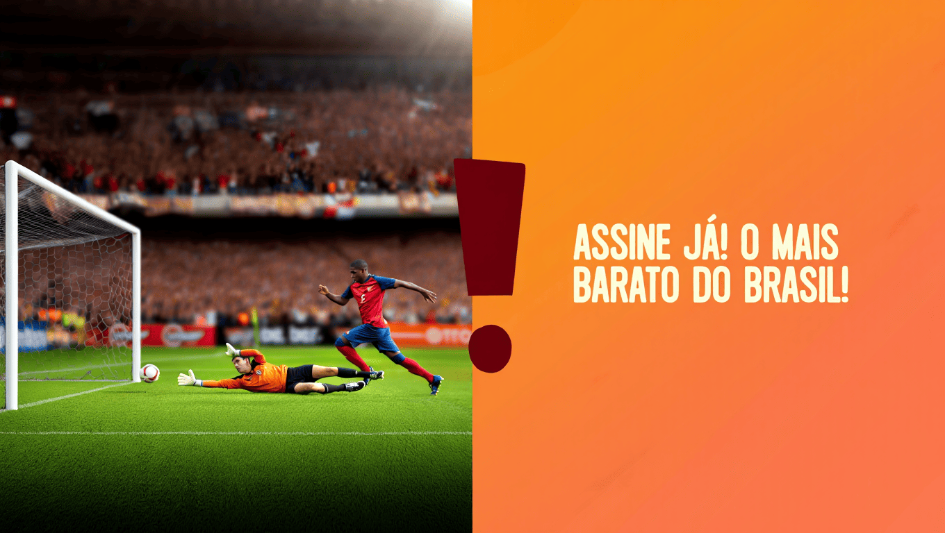 Homem assistindo futebol ao vivo após Comprar Lista IPTV Definitiva