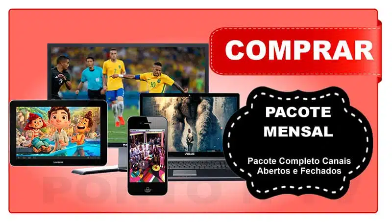 Assinar Canais Iptv Mensal 3 Pacote de Canais Iptv Mensal
